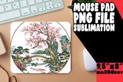 Scenic PNG Sublimation Landscape Art Mouse Pad Product Image 1