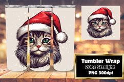 Snowy Cat Wonderland Tumbler Product Image 1