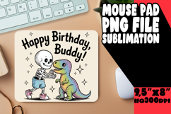 TIMELESS DESK PAD CLASSIC DESIGN, Funny Skeleton Product Image 1