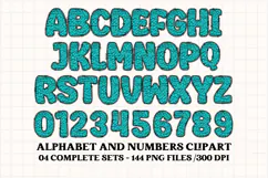 Animal Skin Alphabet png clipart, Texture letters doodle Product Image 5