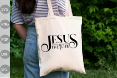 Jesus The Way The Truth The Life SVG/ Christian Quote SVG Product Image 3