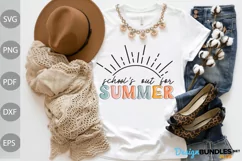 School's Out For Summer SVG, Teacher Life SVG Cut Files Product Image 1