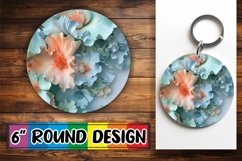 Abstract 3D Art Circle Sublimation Designs Product Image 1