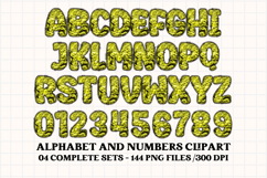 Animal Skin Alphabet png clipart, Texture letters doodle Product Image 5