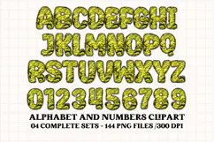 Animal Skin Alphabet png clipart, Texture letters doodle Product Image 5