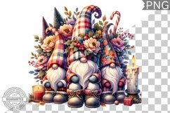 Christmas Gnome Sublimation - Clipart PNG Design Product Image 1