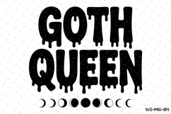 Goth Queen Svg | Halloween Svg | Svg Cut Files Product Image 1