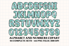 Ocean Nautical png alphabet, ocean nautical letters doodle Product Image 5