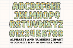 Thanksgiving Alphabet clipart, thanksgiving letters doodle Product Image 5