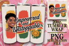 BRIGHT ESCAPES 20oz TUMBLER WRAP, Juneteenth Product Image 1