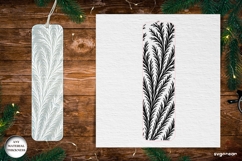 Frost Pattern Bookmark Acrylic SVG | Book Lover | Laser Cut Product Image 2