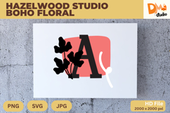 Hazelwood Studio Boho Floral Monogram Product Image 1