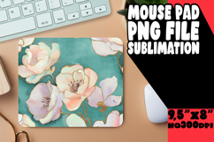 UNIQUE desk PAD PNG Inspiration, Flower Pattern Product Image 1