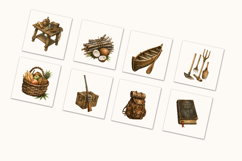 Castaway Survival Adventure Clipart Product Image 12