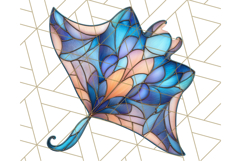 Stained Glass Sea Creatures PNG Clipart, Ocean Fantasy Product Image 3