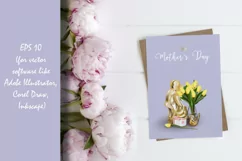 Mother's Day greeting cards AI,EPS,PNG,JPEG Product Image 4
