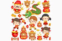 Year of the Ox Clipart - Year of the Cow Clipart Product Image 2