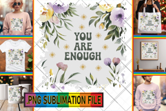 Fun TOTE BAG Ideas Magic, Flower Quote Product Image 1
