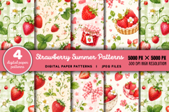 Strawberry Summer Patterns JPG Product Image 1