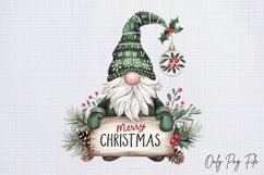 Cute Christmas Gnome Sublimation PNG Product Image 1