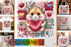 Cheerful TSHIRT Designs Magic PNG, Valenines Animals Product Image 1