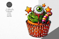 Halloween clipart, Cupcake clipart, Autumn clipart Product Image 1