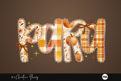 Preppy Floral Fall School Staff PNG Product Image 3