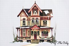 Victorian Christmas Sublimation Clipart PNG Product Image 1