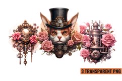 Steampunk Pink Style Sublimation Clipart Product Image 1