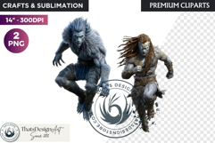 Viking Mythology Giants Clipart, Norse Jotuns gods Product Image 1