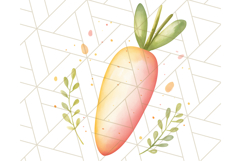 Pastel Watercolor Spring Clipart, Cheerful Floral Png Design Product Image 3