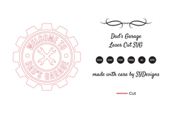 Dad’s Garage Laser Cut SVG Product Image 2