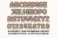Back to School Alphabet png, letters doodle, school clipart Product Image 5