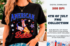 American Babe PNG | 4th of July Sublimation DTF Product Image 10