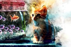 Printable CUTE CAT PORTRAITS 7 different formats Pack 11 Product Image 1
