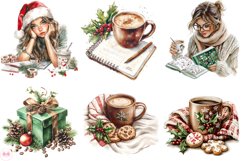 Christmas Coffee &amp; Planner Clipart Product Image 4