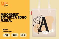 Moondust Botanica Boho Floral Monogram Product Image 1
