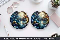 Mythical Car Coaster Sublimation| Mythical Coaster PNG Product Image 1
