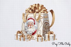Gold and Black Christmas Clipart PNG Product Image 1
