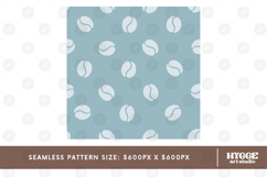 Coffee Lover Seamless Pattern Surface Design PNG DTF Latte Product Image 2