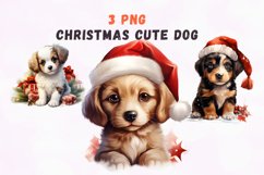 3 png christmas cute dog clipart, dog sublimation Product Image 2