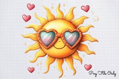 Cute Valentine Kawaii Clipart PNG Product Image 1