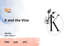 and the Vine Monogram Product Image 1