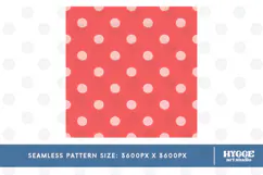 American 4th of July Coquette Polka Dot Seamless Pattern DTF Product Image 2