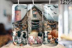 Cute Farm Animals Tumbler Wrap - Tumbler PNG Design Product Image 1