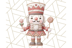 Nutcracker Clipart, Festive Holiday Toy Soldier PNG Art Product Image 3