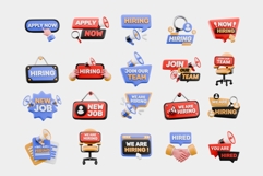 3D We Are Hiring Elements Bundle Product Image 2