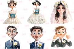 Retro Wedding Day Clipart 38 Product Image 2
