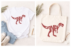 Canada Dinosaur SVG PNG | T-Rex Word Art Cut File Product Image 6