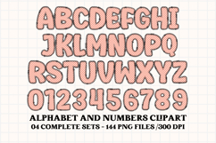 Spring Fling Alphabet png, letters doodle, spring clipart Product Image 5